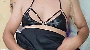 transexual sways hips in sexy dance