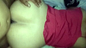 wild sex romp with beautiful latina neighbor in ripped lingerie