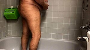 shower toy vibrator warms up wet ass play