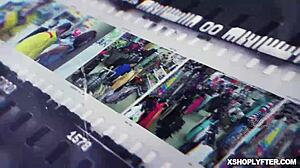 sarah lace's ebony ass pussy pounded bent over cowgirl creampie