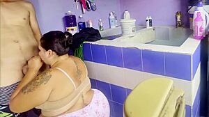 Desperate Girlfriend Fucks Boss in Clothing Area