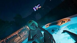 Brittney's Huge Natural Tits at Cum-Filled House Party