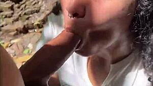 vlog of me pounding hot colombian gf by public river