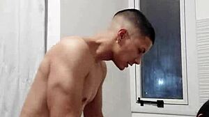 she stops cooking to bend over for his thick cock in the kitchen