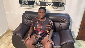 Beautiful BBW Sandra Fingers Wet Big Tits and Ass in Sexy Casting Interview