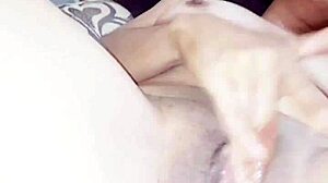 Petite Latina Milf Fingers Tight Vagina to Creampie Squirt Mess