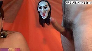 Hoje É Noite De Halloween Minha Esposa Tá A Fim De Dar Pra Outro Completo!!