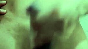 flaco vergon strokes monster cock solo in work bathroom