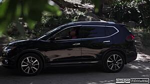 Old guy ANAL FUCKS STEPSON'S petite 18+ small tits gf outdoors hardcore