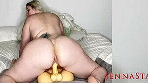 Pawg Jenna Starr's Big Ass and Tits Bounce Wild in Curvy Riding Compilation