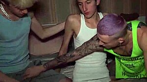 Twinks Bent Over for Big Dick Gangbangs at Wild College Parties