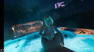 Brittney's Huge Natural Tits at Cum-Filled House Party