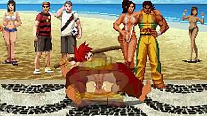 beach pussy ready for mugen sean's intense hentai drilling?