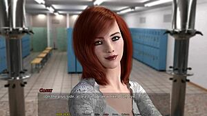 wanna watch casey finger shaved redhead pussy outdoors?