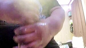 boyfriend tee v5 shares his chubby big tits girl's huge natural boobs and monster cock ride