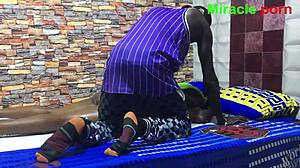 Ever wonder how a massage turns into hardcore ebony banging?