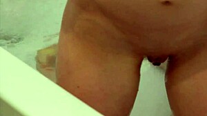 Rubber Glove Pussy Shave Tease