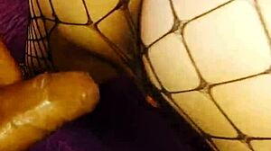 i finally met hotlia without her husband she wore lingerie stockings for anal pov