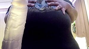 boyfriend tee v5 shares his chubby big tits girl's huge natural boobs and monster cock ride