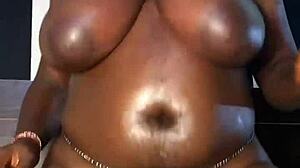 i fuck her squirting ebony pussy close-up it's dripping wet for you