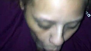 she wraps her bbw lips around my cock for deep head