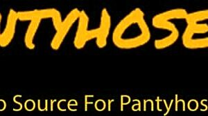 max rips alisa ray's skin tone pantyhose and slams her tight pussy with creampie