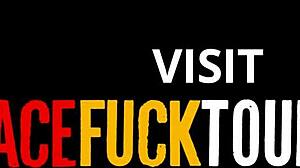 Petite Latina Slut Deepthroats Monster Cock Before Rough Face Fucking Cumshot