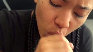 Cute Brunette Stepsis Best Friend Gives Deepthroat Blowjob To Me