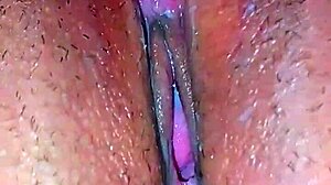 Closeup Bold Husband Fingers Juicy Hairy Indian Wife's Beaver Pussy To Creampie Climax