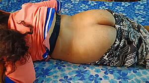 Cheating desi girlfriend sneaks lover into hotel strips skirt for wild sex