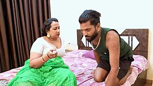 Desi Bhabhi's Fat Ass Slapped Hard on Bedroom Fuck