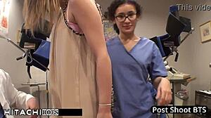 Freshman Alexandria Riley Forced to Hitachi Orgasm by Tampa Doctor!