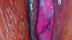 Closeup Bold Husband Fingers Juicy Hairy Indian Wife's Beaver Pussy To Creampie Climax