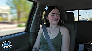 brand new tattooed slut imani valor's tight pussy gets stretched sloppy by jays pov cock