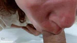 standing doggystyle bangs mature wife then blowjob