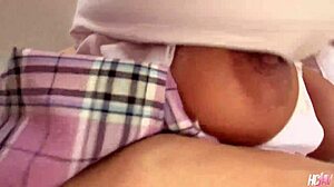 Yui Aoyama hairy pussy drilled hard and creampie filled
