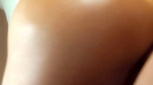 my japanese stepsis bends over for doggystyle, showing off her perfect ass uncensored.