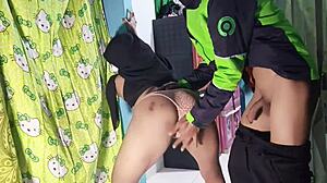 Housewife Caught Masturbating Bent Over Hard