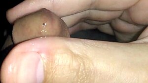 Latino glans receives hot sensual solo massage in steamy session