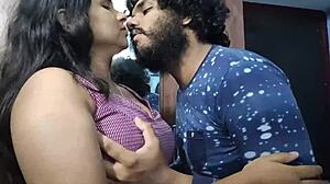 Sister-in-law's tight saree grabs naughty devar's eyes in heated indian stare-down