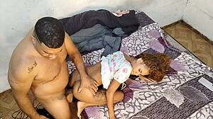 Novinha Latina Teen Anal Fucked Raw by Stepdad Best Friend!