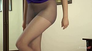 i strip naked and demolish my tight shaved cunt solo