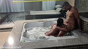 hot favela teen bounces her juicy ass on monster black cock