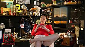 Isn't It Weird My Sexy Legs in Heels Right in Your Face!