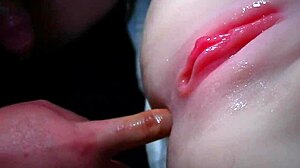 how does it feel with my finger and dick stretching your shaved pussy?