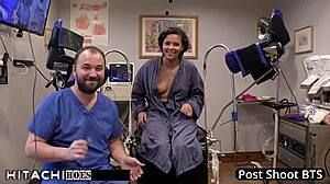 oh the thrill as freshman rebel wyatt gets her mandatory hitachi vibrator orgasm from the doctor in tampa