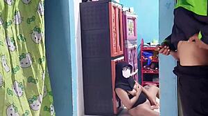 Housewife Caught Masturbating Bent Over Hard