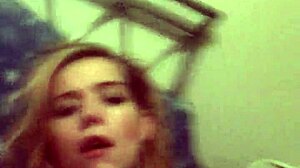 wanna see this skinny babe tease her clit till she cums hard???