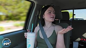 brand new tattooed slut imani valor's tight pussy gets stretched sloppy by jays pov cock