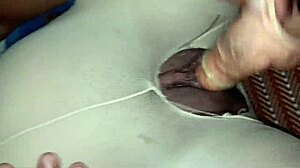innocent stockings torn wide for cock stuffing tight shaved hole
